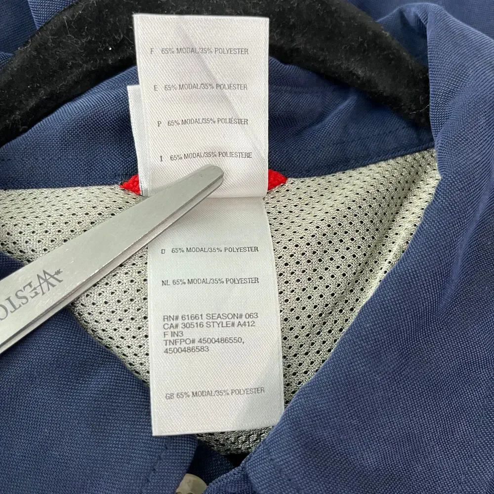 The North Face‎ Shirt Mens XL Navy Blue Button Down Long Sleeves Outdoor A412